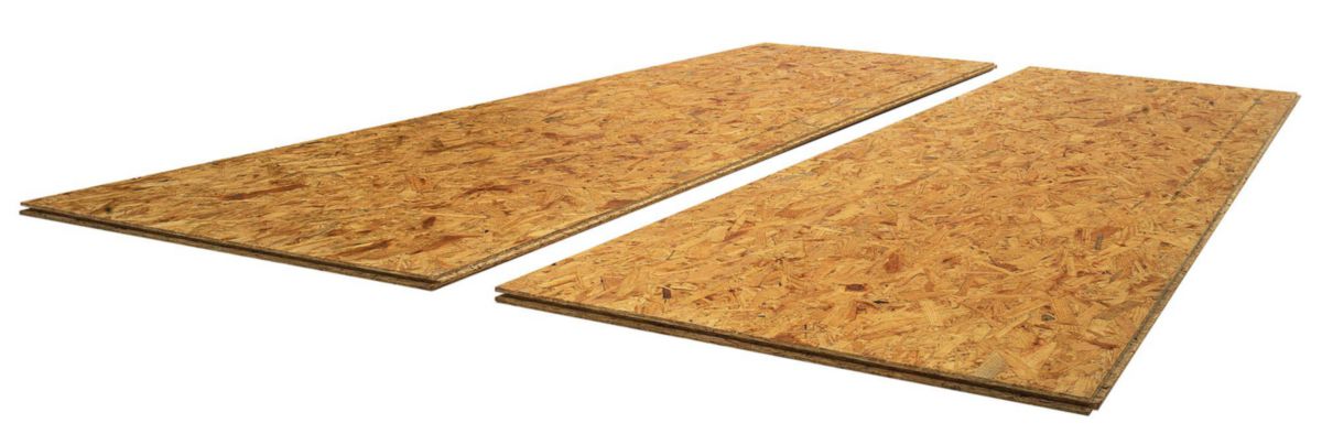 Dalle OSB Brut qualité OSB4 Swiss Krono format 250x67,5cm 18mm