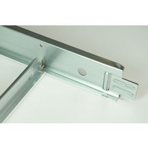 Porteur pour plafond suspendu longue portée Donn DX24 Espace - super blanc - L. 3,6 m - 70x24 mm