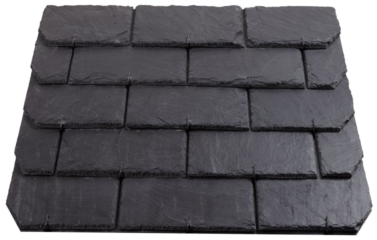 Ardoise naturelle d'Espagne Matacouta bleu noir 32x22 cm ép. extra