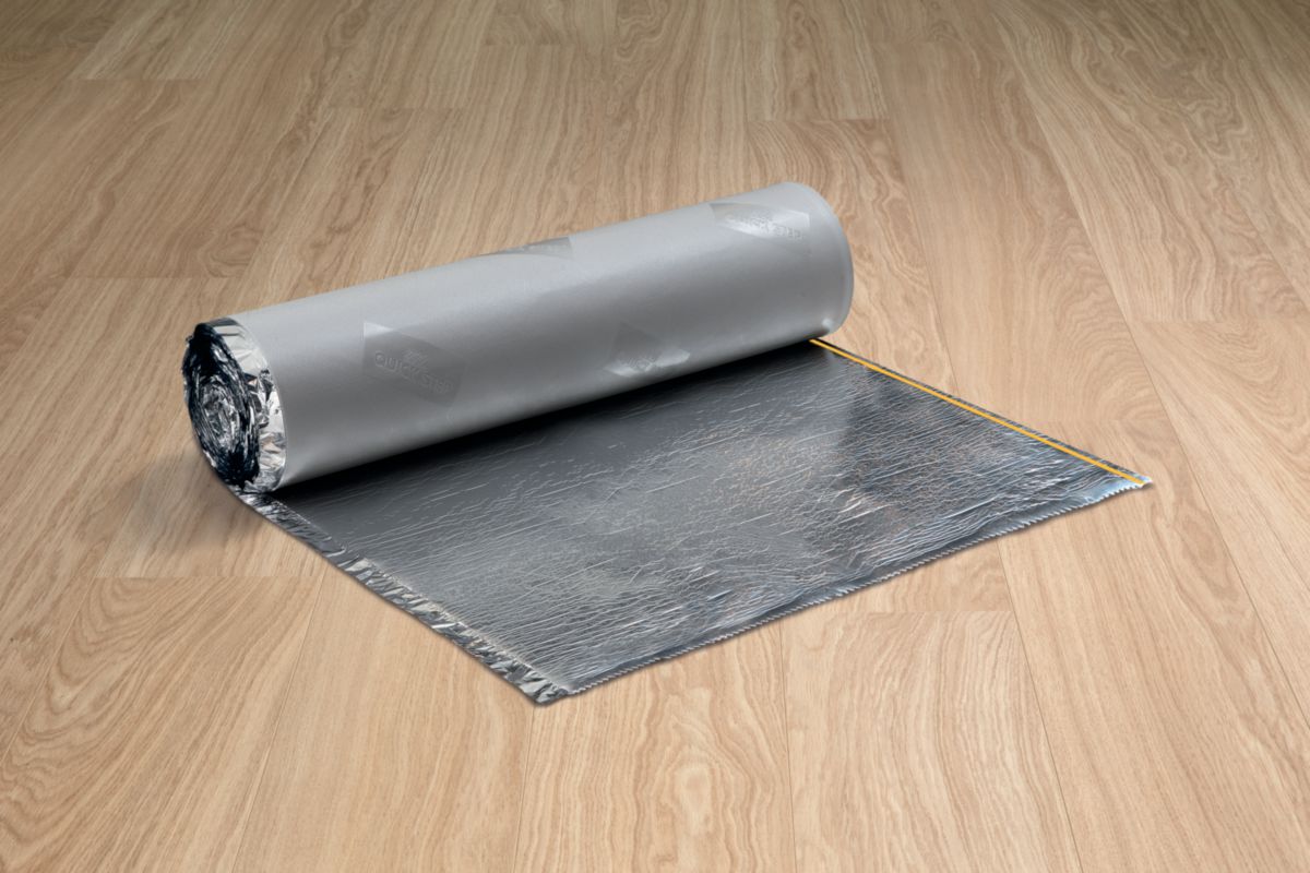 Sous couche Quick Step Basic Plus 2 en 1 rouleau de 15m² réf. QSUDLBP15 QUICK STEP