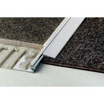 Profilé en aluminium naturel anodisé mat pour revêtement de sol Reno AEVT100B20 2,50m Schlüter