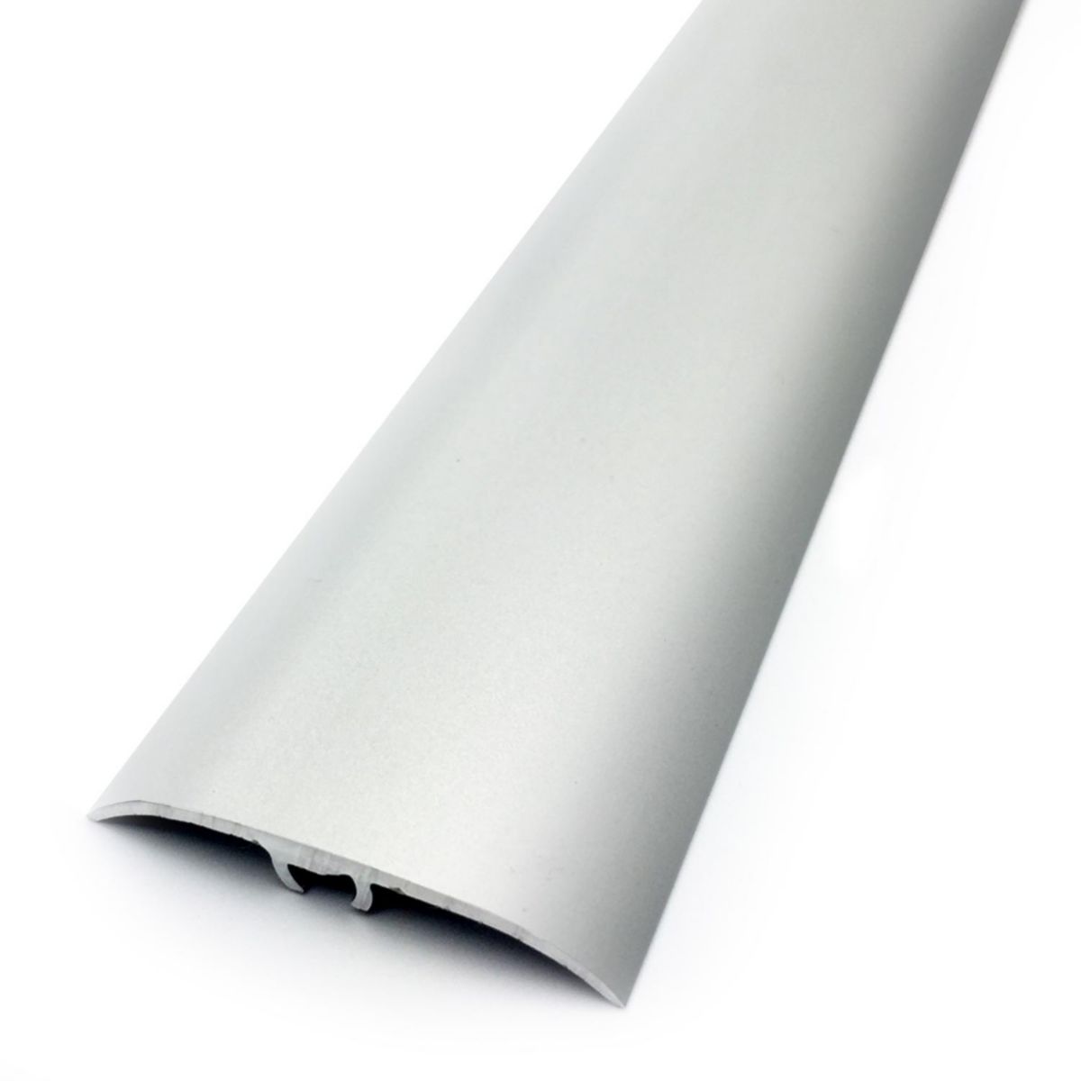 Barre de seuil multiniveaux à fixation invisible Harmony aluminium anodisé ton naturel