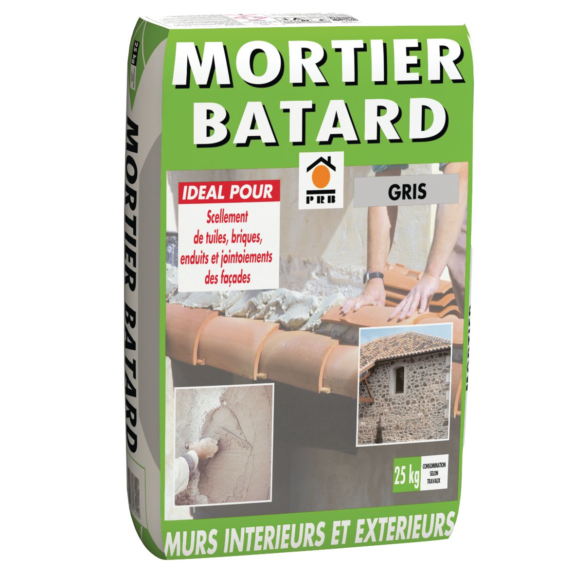 Mortier batard ton pierre PC sac de 5kg PRB