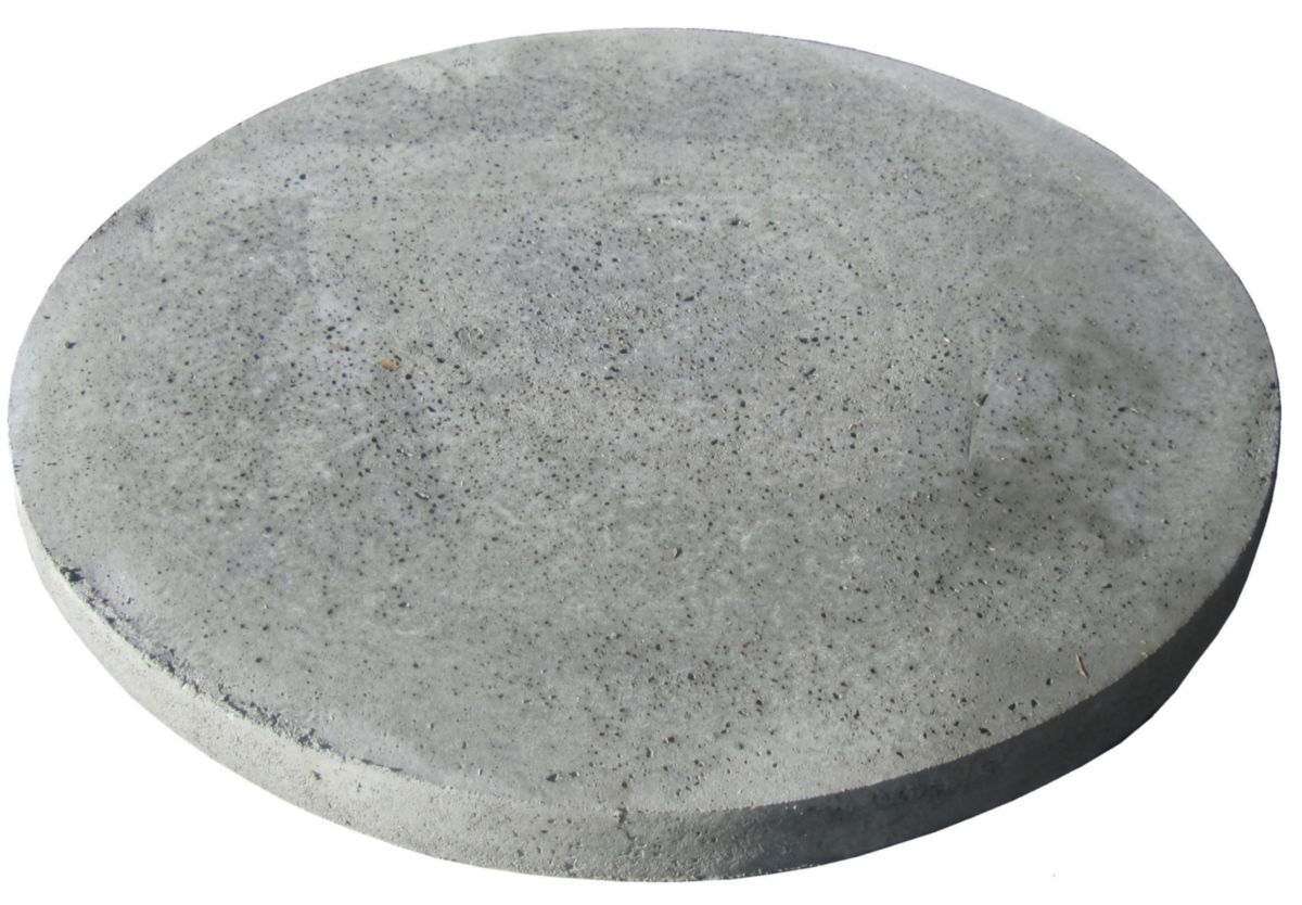 Couvercle pour buse de puits plein diamètre 800mm épaisseur 6cm avec armature renforcée MEHAT