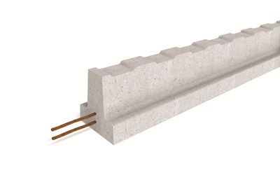 Poutrelle RS 111 - béton précontraint - H. 10,7 cm - L. 2,2 m