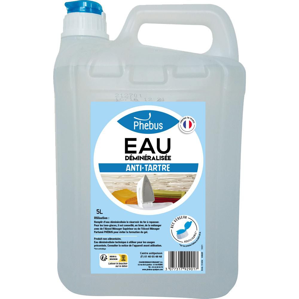 Eau déminéralisée 5 litres Réf. 0007948290BV PHEBUS