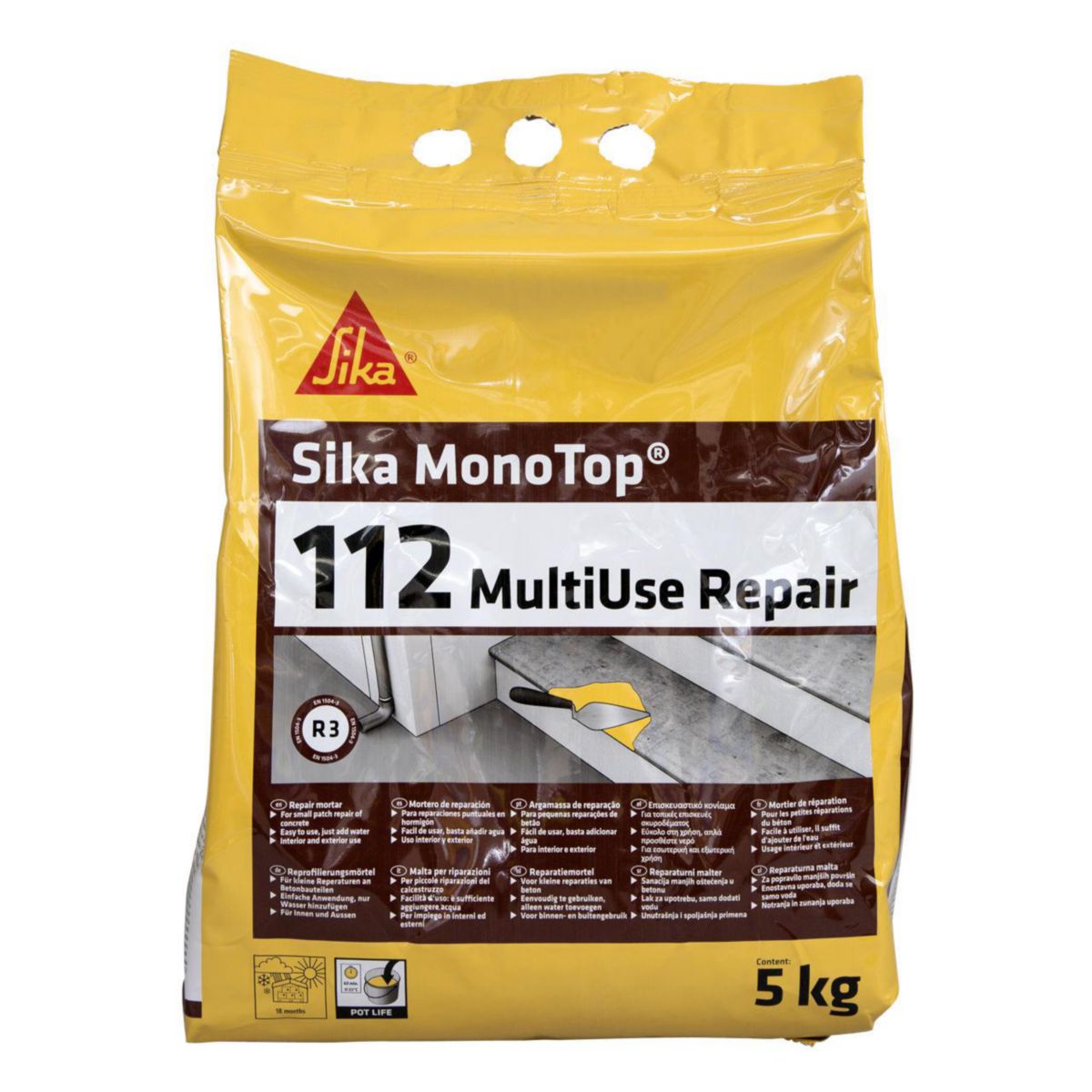 Mortier de réparation/ragréage Sika Monotop-112 MultiUse Repair sacs de  kg