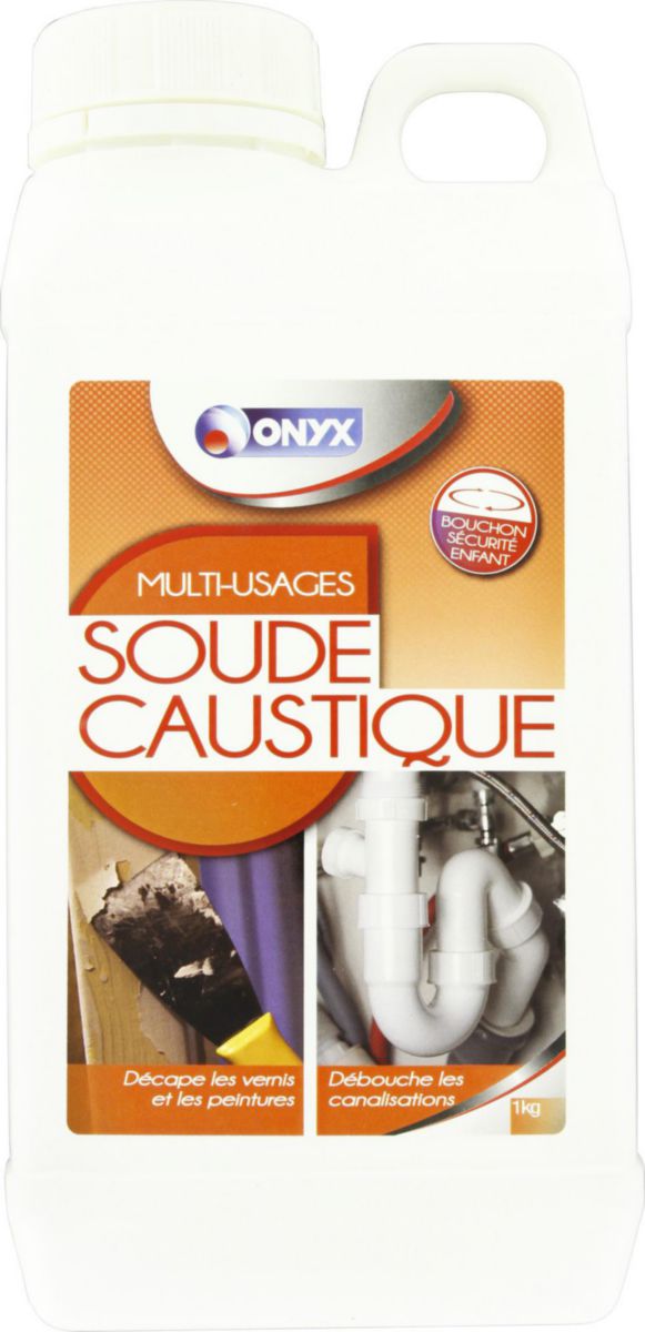 Soude caustique - 1 Kg - ONYX Articles-Quincaillerie