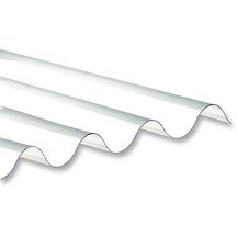 Plaque ondulée grande onde polycarbonate GO 92 5 ondes 1/2 1,75 m x 0,92 m Epaisseur : 1,0 mm Cristal
