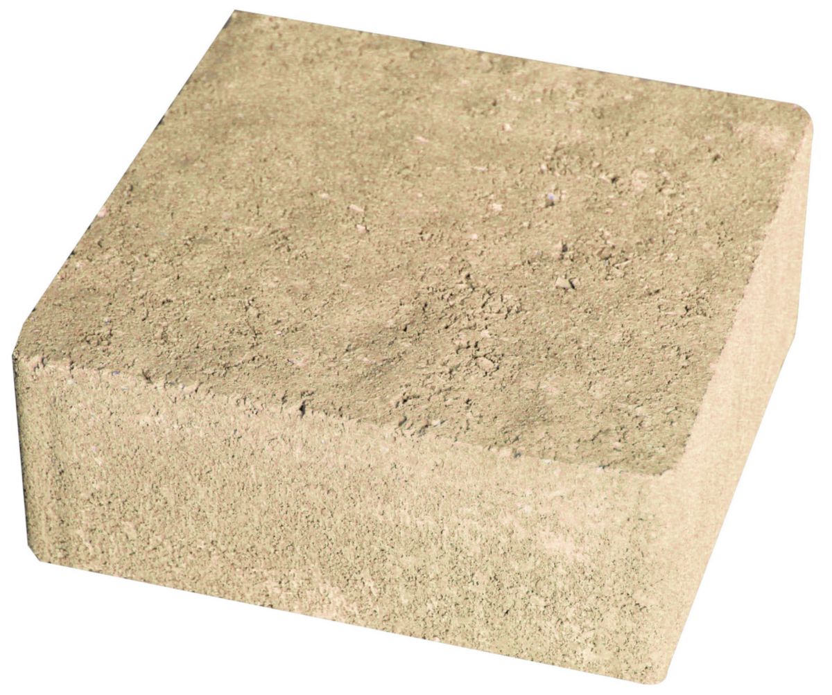 Pavé sol extérieur béton Hades ton pierre 15x15 cm ép. 6 cm FABEMI