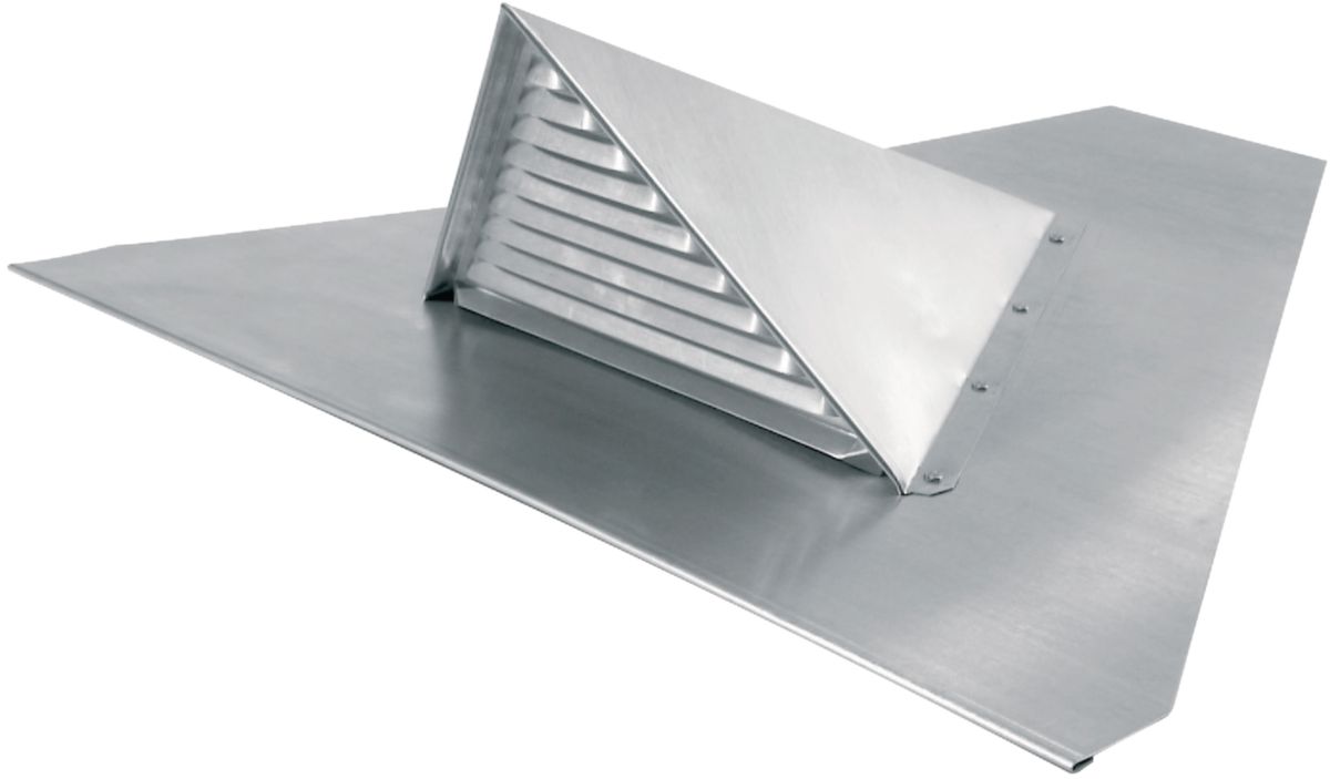 Chatiere Traditionnelle Triangulaire Pour Couverture Bitumee Anthra Zinc Section De Ventilation 80 Cm Vmzinc