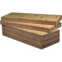 Panneau isolant TP 238 - laine de verre - 1350x600 mm - ép. 60 mm - R = 1,85 m².K/W