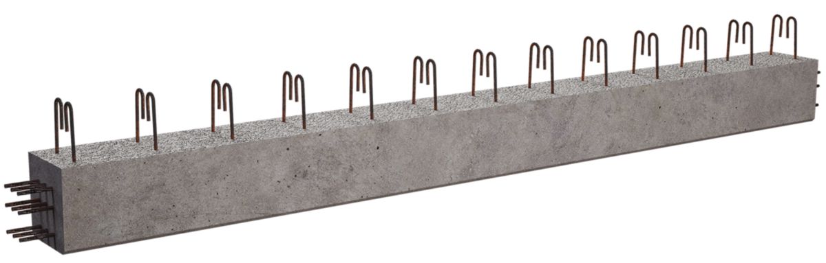 Poutre PSR 20x20 béton précontraint 20x20 cm 5,5 m