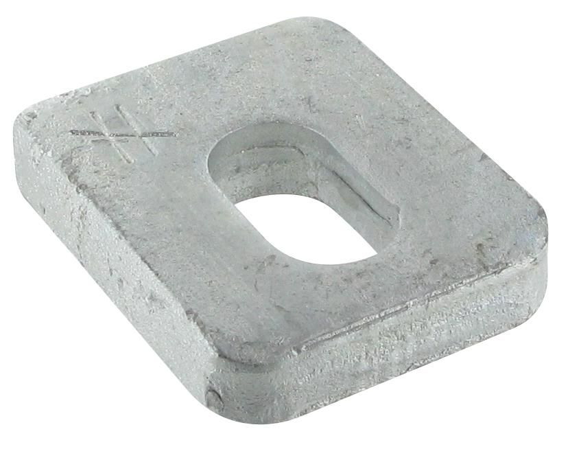 Rondelle Trou Oblong Us Pour Ancrages Ah Acier Galvanisé 40x50x10 Mm Simpson Strong Tie