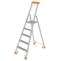 Marchepied 5 marches MP Pro - aluminium anodisé - H. 3 m