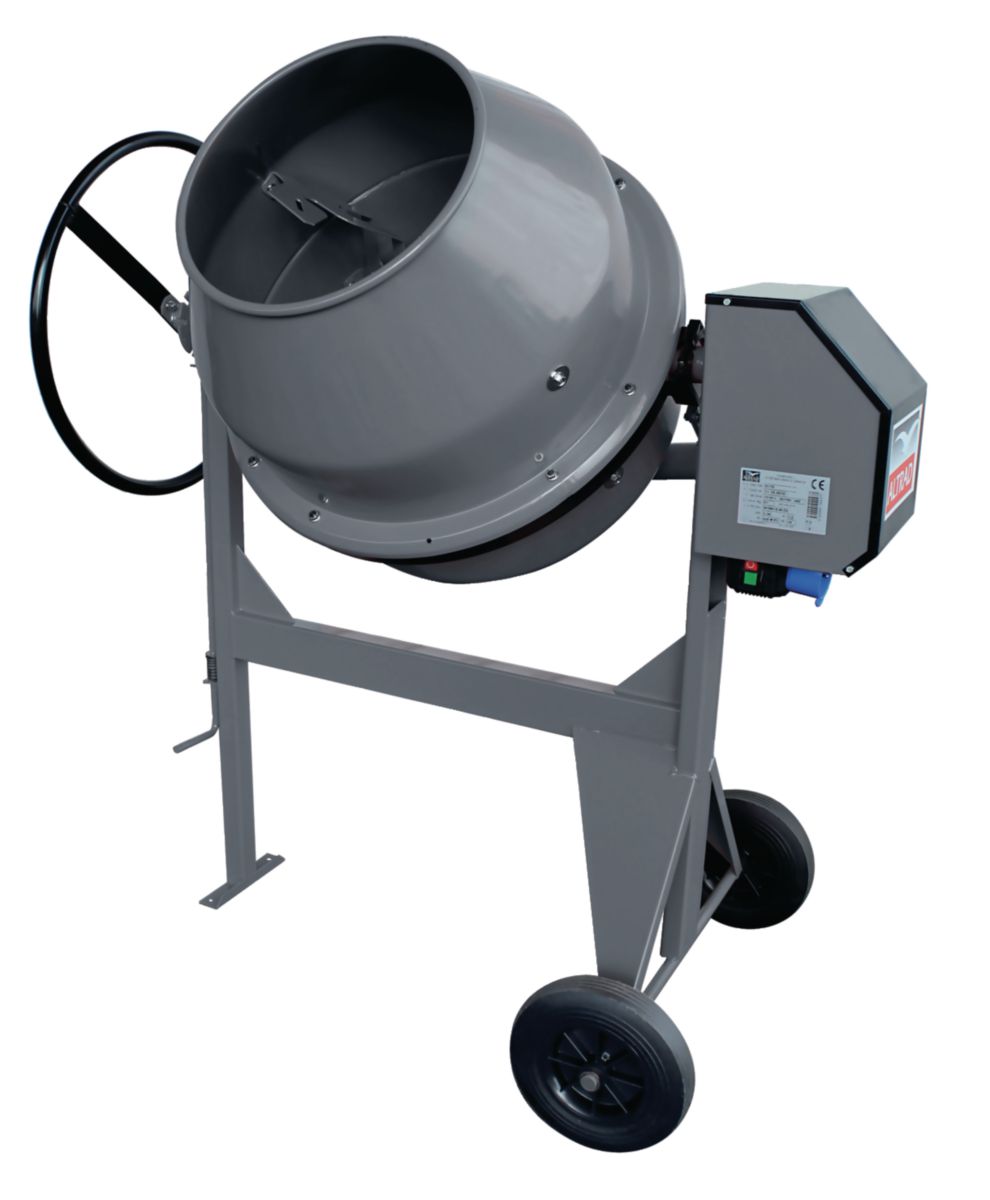 Bétonnière électrique "Semi Pro" B 180 P 800 W cuve de 160 l ALTRAD