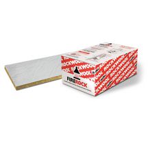 Rockwool - Panneau isolant laine de roche Firerock - revêtu aluminium - 1,0x0,6 m - ép. 40 mm