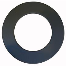 Rosace de finition THERMINOX TI , diamètre 150 mm , noir mat (RAL 9019) Réf. 20150047/9019