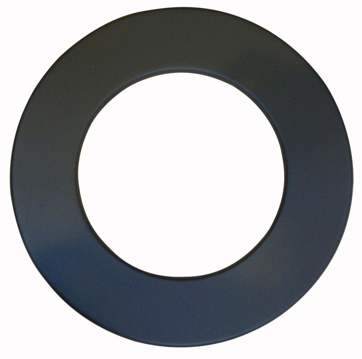 Rosace de finition THERMINOX TI , diamètre 150 mm , noir mat (RAL 9019) Réf. 20150047/9019
