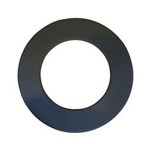 Rosace de finition THERMINOX TI , diamètre 150 mm , noir mat (RAL 9019) Réf. 20150047/9019