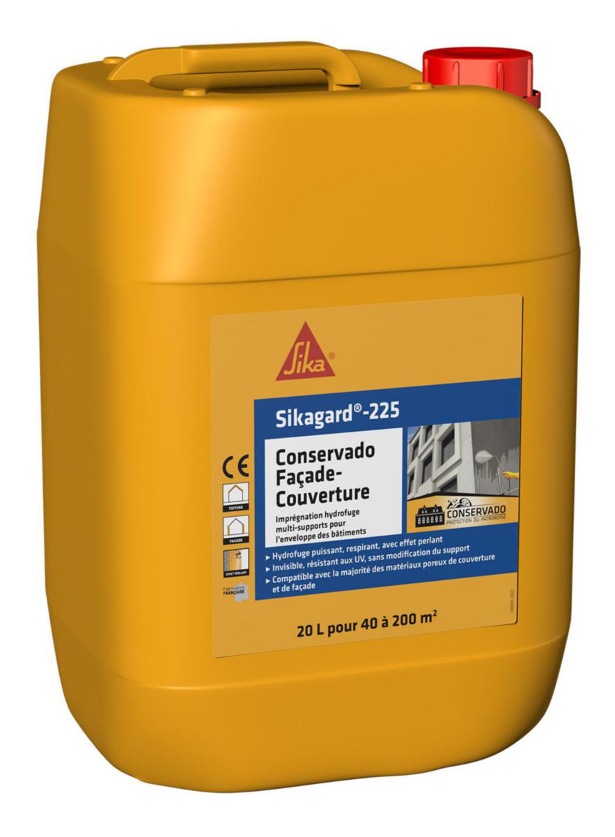 Imprégnation hydrofuge Sikagard-225 Conservado Façade-Couverture - bidon de 20 l