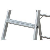 Marchepied 3 marches - aluminium - 127x72x46 cm