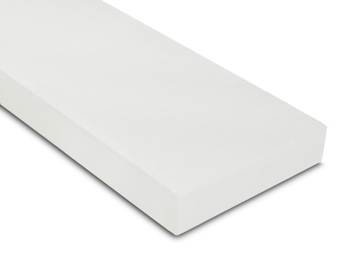 Panneau polystyrène lisse 1200x600mm épaisseur 120mm R=3,15 m².k/w