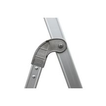Marchepied 3 marches - aluminium - 127x72x46 cm