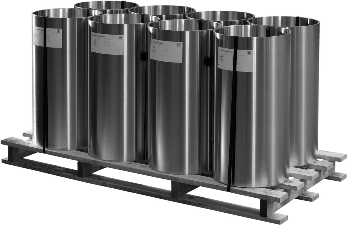 Bobineau zinc naturel ép. 0,65 mm rouleau de 31 m x 65 cm