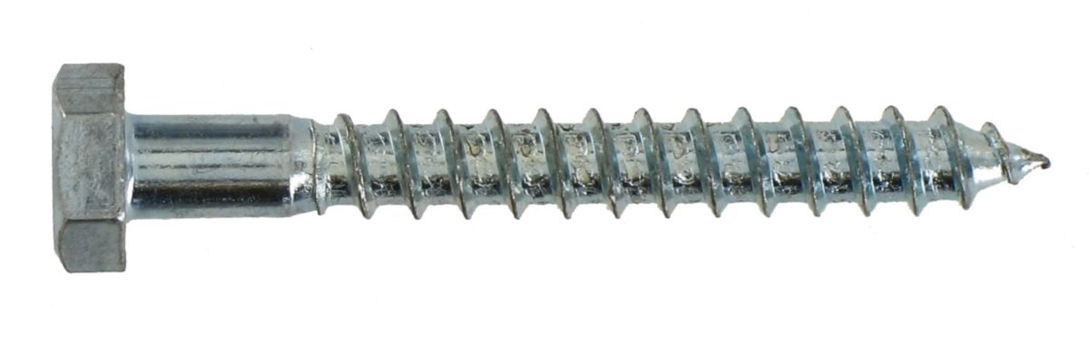 Tirefond Acier Zingu/é 12X100 Boite de 50 Vynex