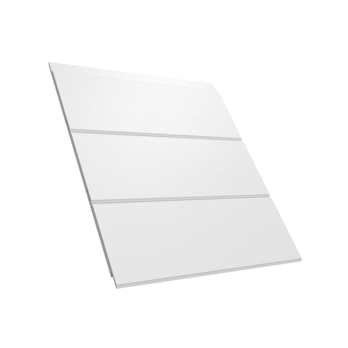 Clin de bardage fibres-ciment Hardie VL Plank finition cedar blanc  arctique 11x214x3600 mm