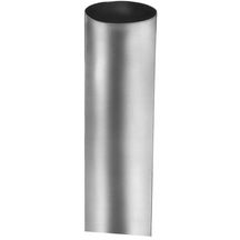 Tuyau de descente tronconique soudé - zinc naturel - Ø 60 mm - L. 2 m - ép. 0,65 mm