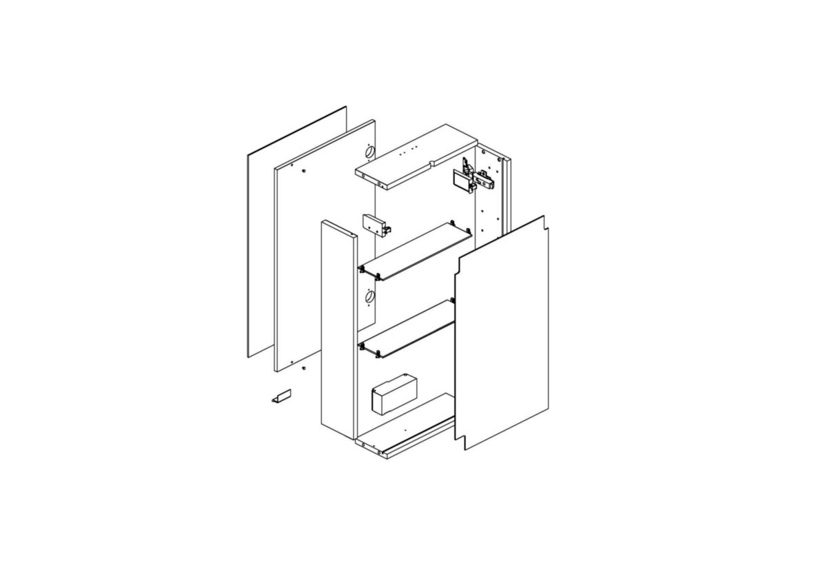 Armoire de toilette Alterna Bruges 40cm ALTERNA