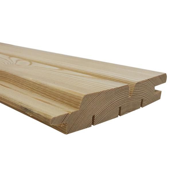 Clin de bardage Natural Mélèze - profil Aztek - non traité - L. 4 m ...