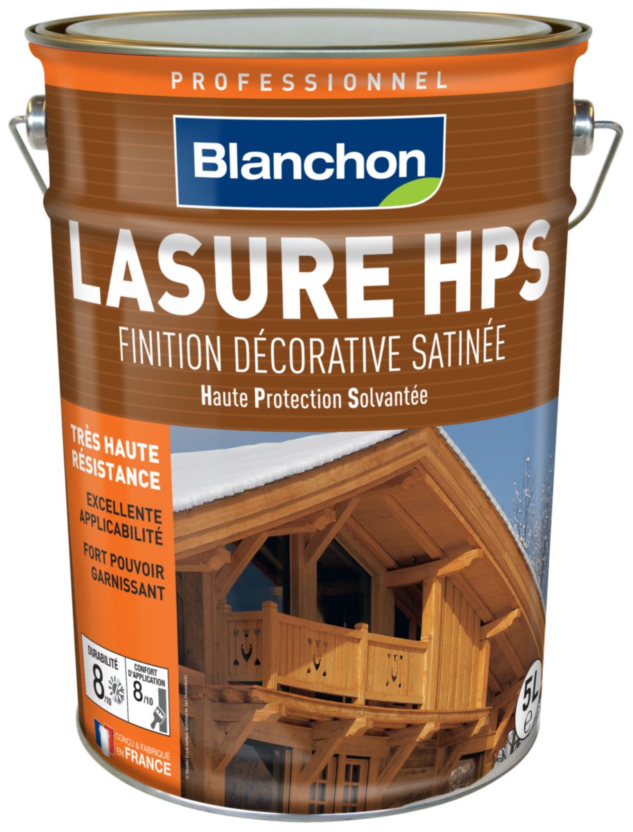 Lasure HPS 5 litres chêne rustique BLANCHON