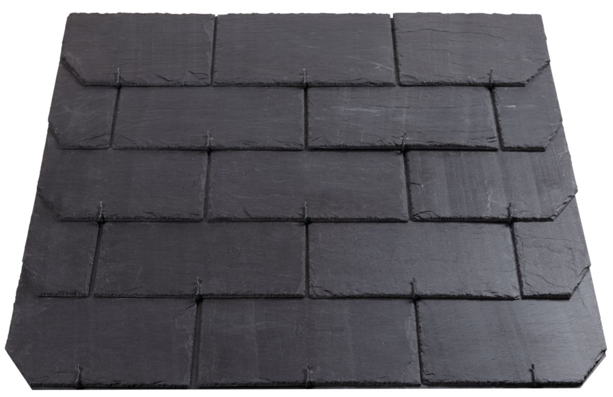 Ardoise naturelle d'Espagne Matacouta Exclusive gris bleu 30x20 cm ép