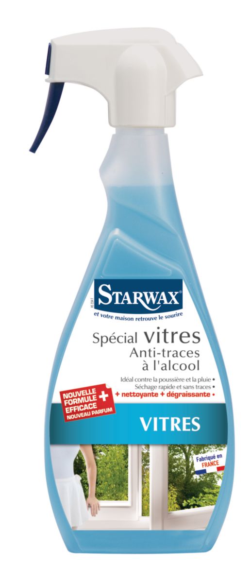 Nettoyant vitres liquide Starvitres en pulvérisateur 500ml R531 STARWAX