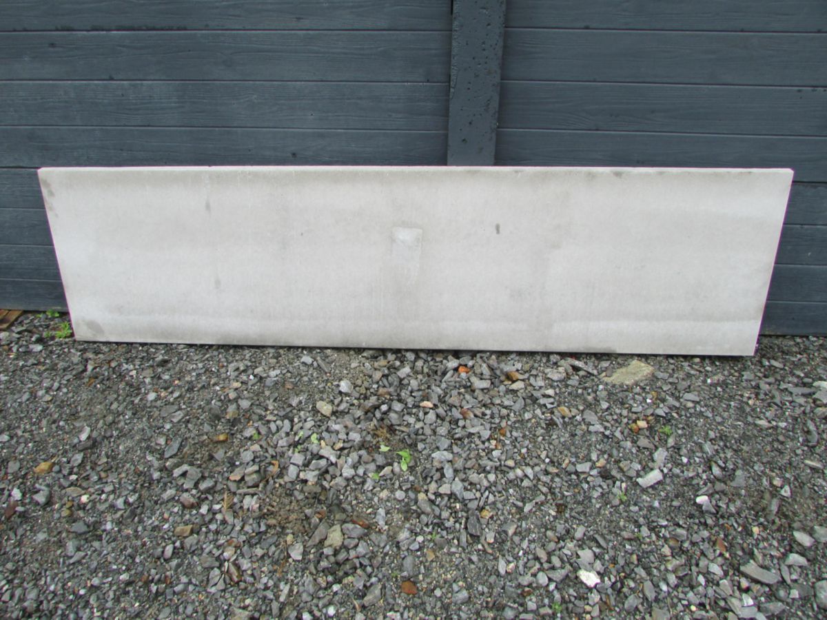 Plaque de beton pour cloture 1920x500x33mm gris CHAPRON LEROY STRADAL