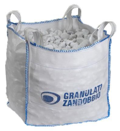 Galet roulé de marbre 40/60mm en big bag de tonne bianco carrara