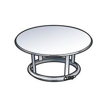 Chapeau pare-pluie INOX-INOX , diamètre 180-230 mm , noir profond (RAL 9005) Réf. CPI 180 230 / 31999087