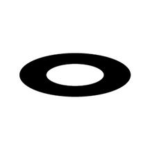 Rosace de finition THERMINOX TI , diamètre 150 mm , noir mat (RAL 9019) Réf. 20150047/9019