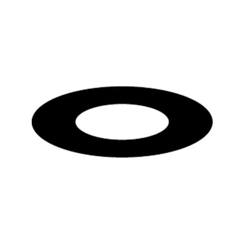 Rosace de finition THERMINOX TI , diamètre 150 mm , noir mat (RAL 9019) Réf. 20150047/9019